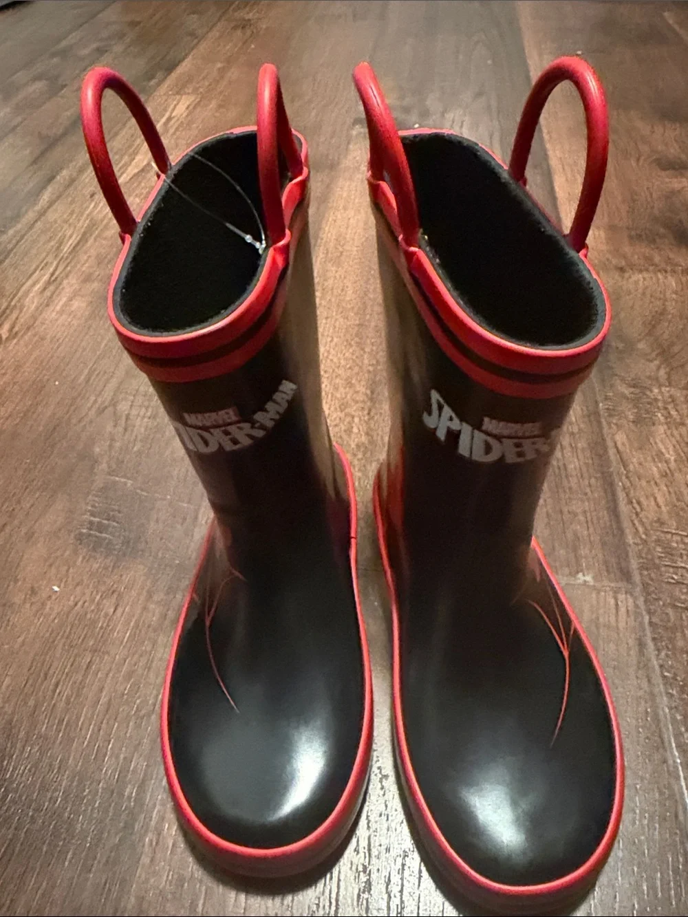 Marvel Spider-Man Kids Rain Boots - Red & Black